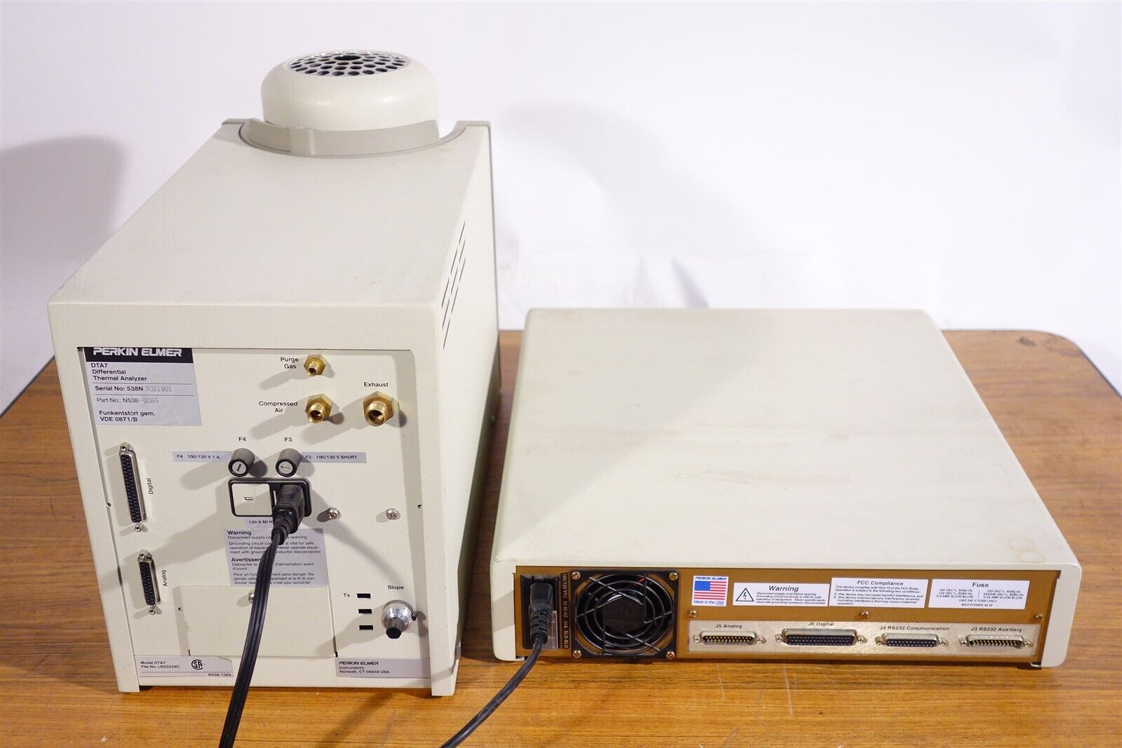 Perkin Elmer DTA7 Differential Thermal Analyzer + TAC7 Controller 