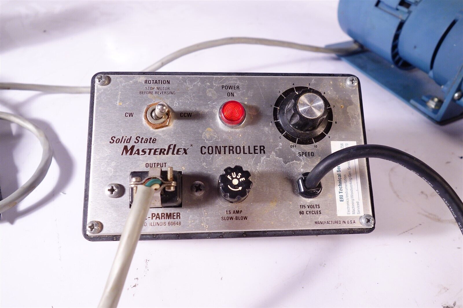Cole Parmer Masterflex Peristaltic Pump Drive with Speed Control - Working