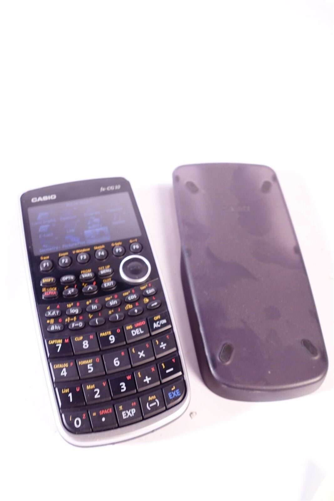 Casio fx-CG10 Color Graphing Calculator with Cover **TESTED & WORKING**