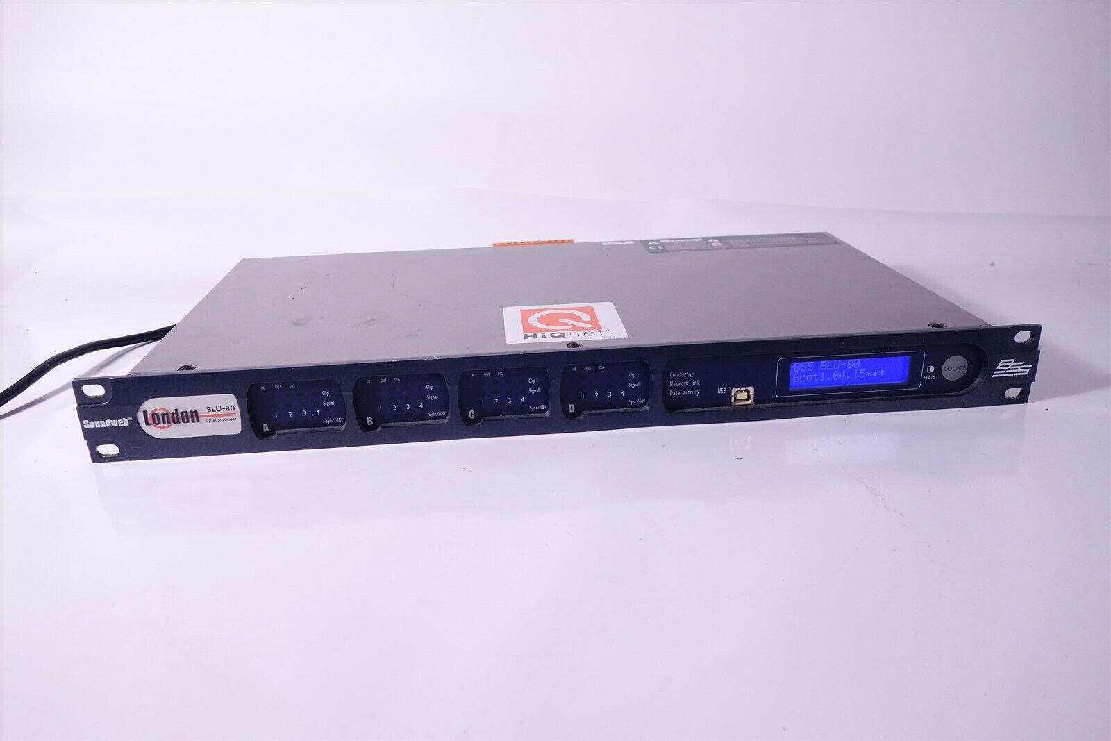 London Soundweb BLU-80 Signal Processor BSS HiQnet CobraNet