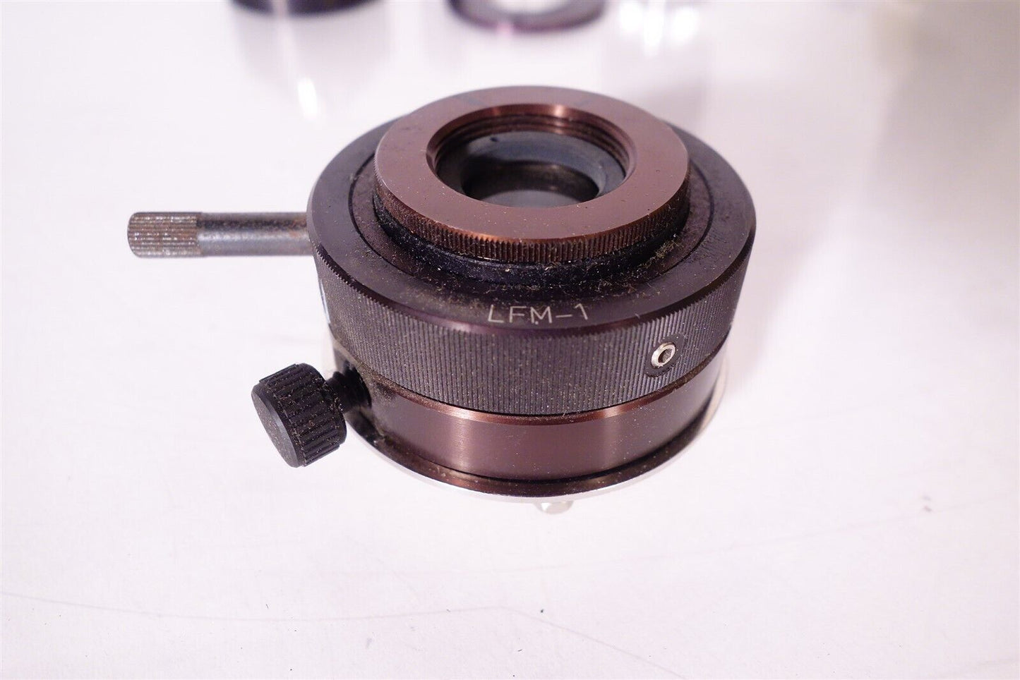Newport LFM-1 Lens Focusing Mount Mounted MDC High Vacuum Flange