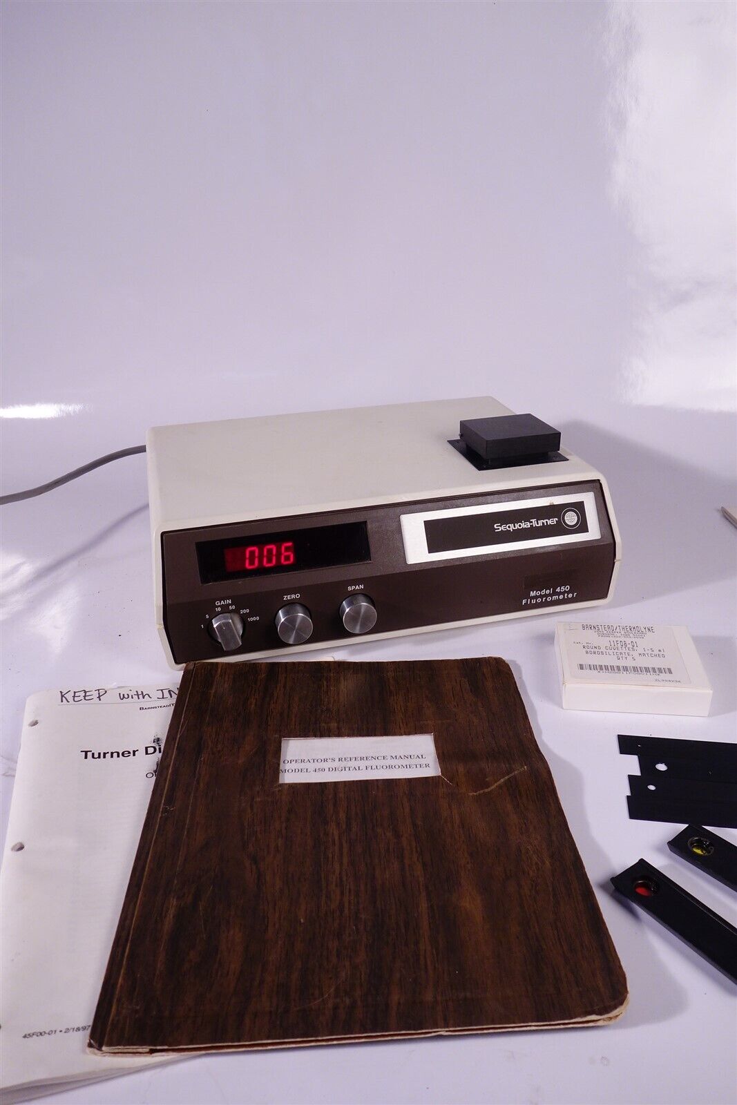 Sequoia TURNER Model 450 Fluorometer Tested / Working / Warranty