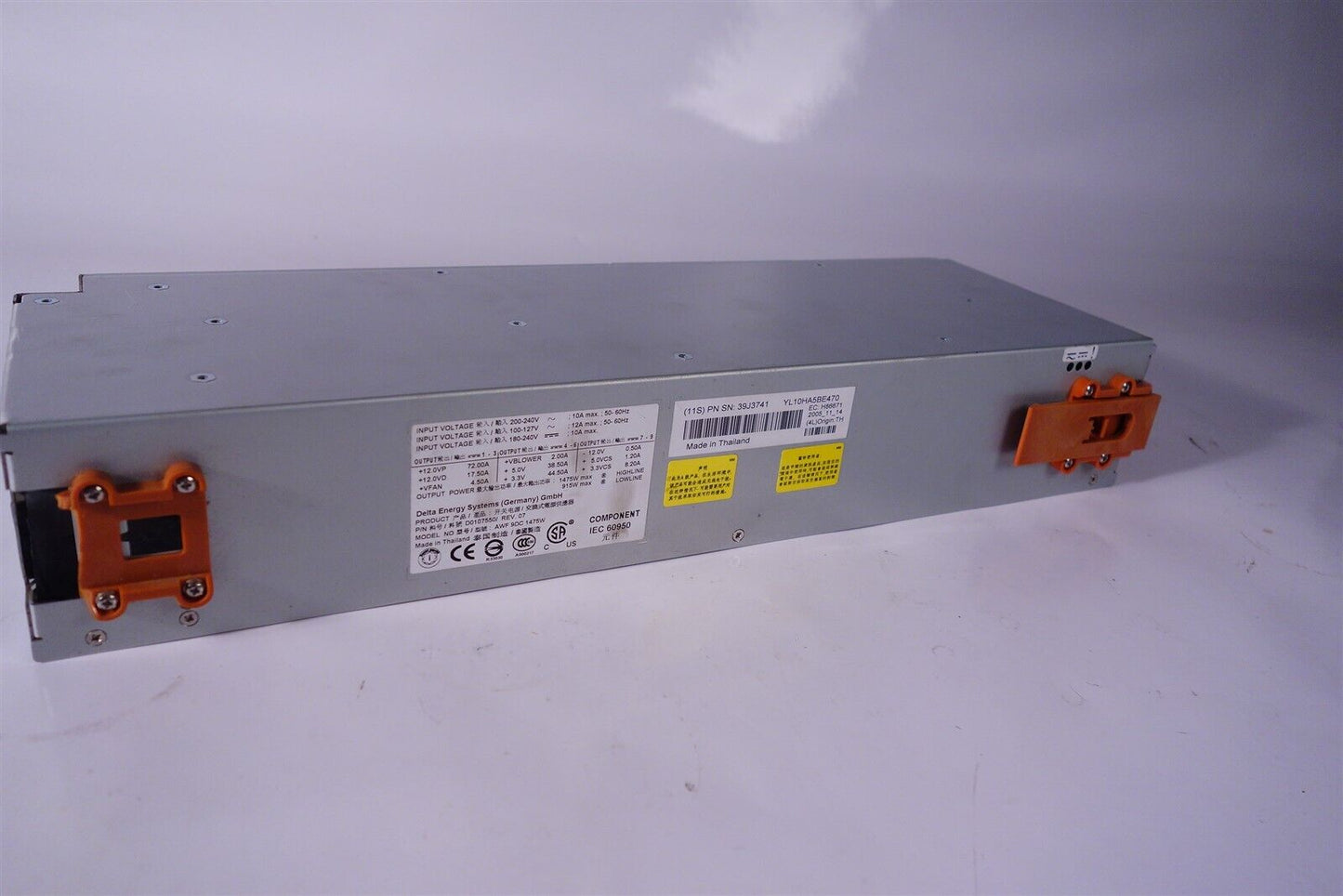 Delta Electronics D0107550 1475W Hot Swap Server Power Supply Unit TESTED
