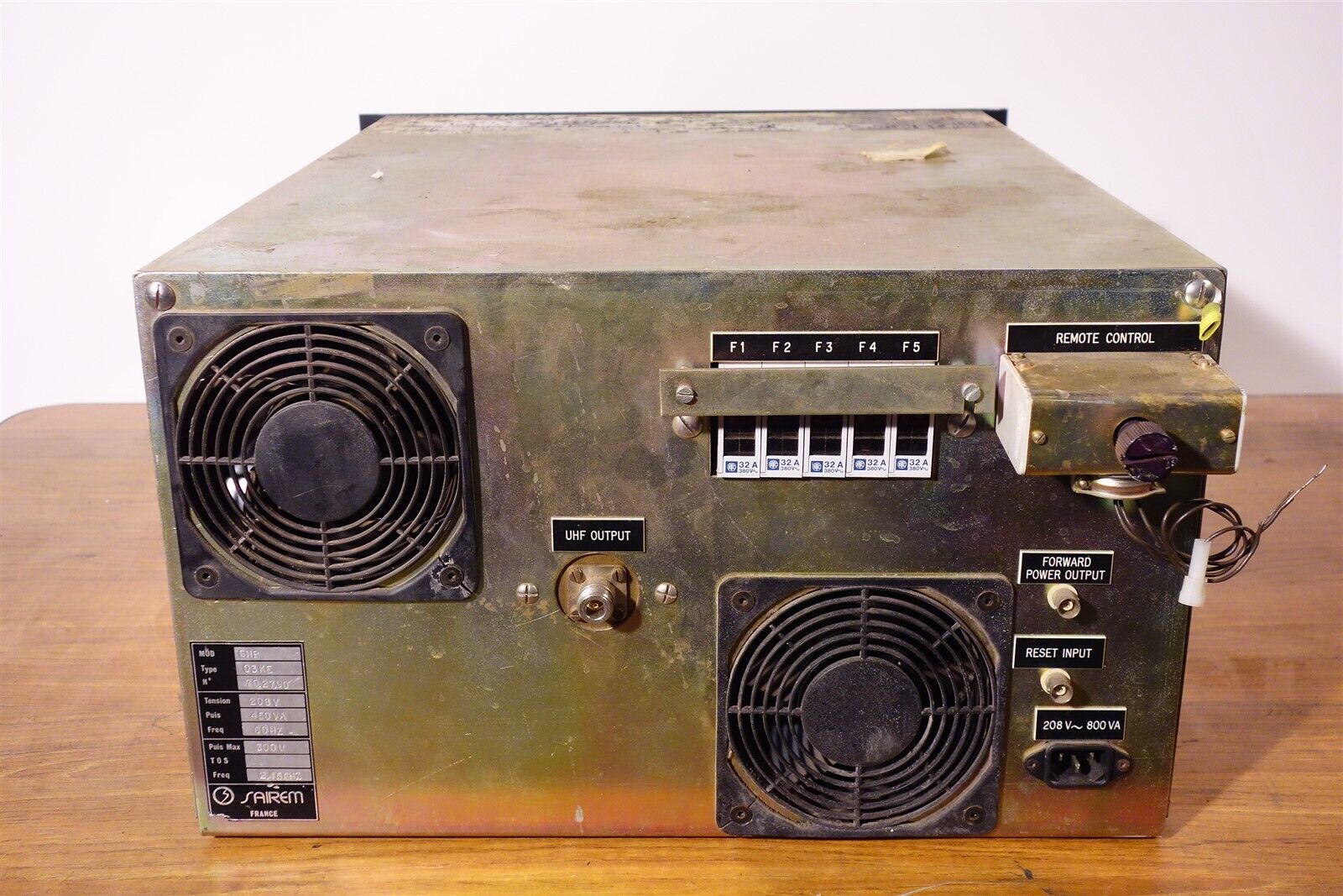 Sairem Microwave Power Supply GMP 03 KE 300W 2450MHZ 
