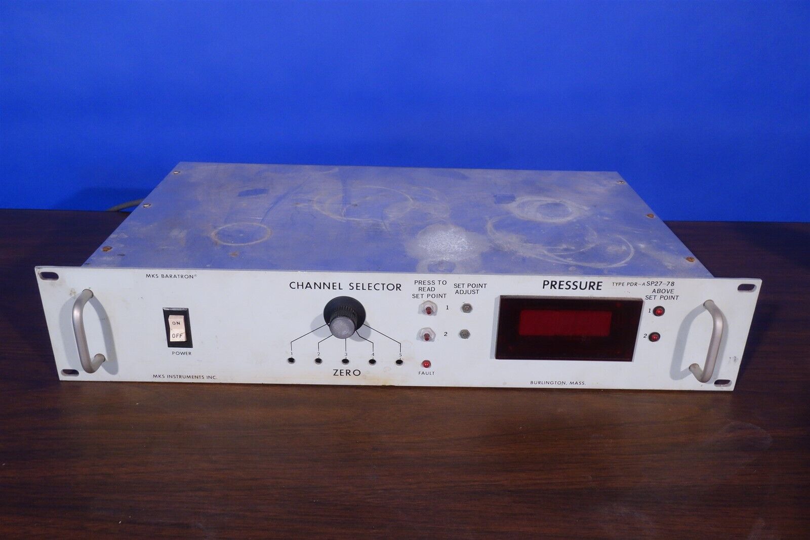 MKS Baratron PDR-ASP27-78 Pressure Transducer Readout