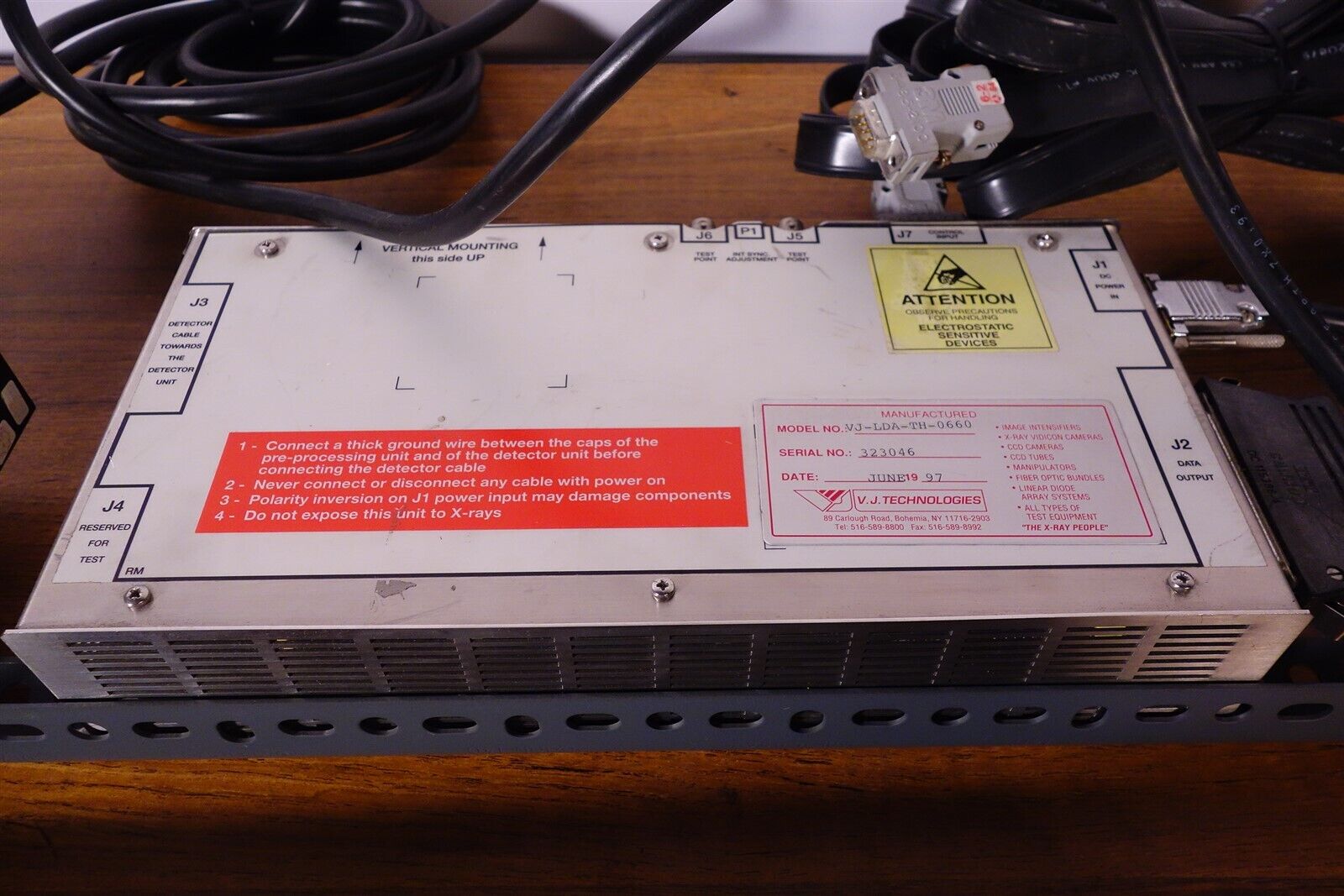 VJ Technologies Detector System VJ-LDA-TH-0660-EV 