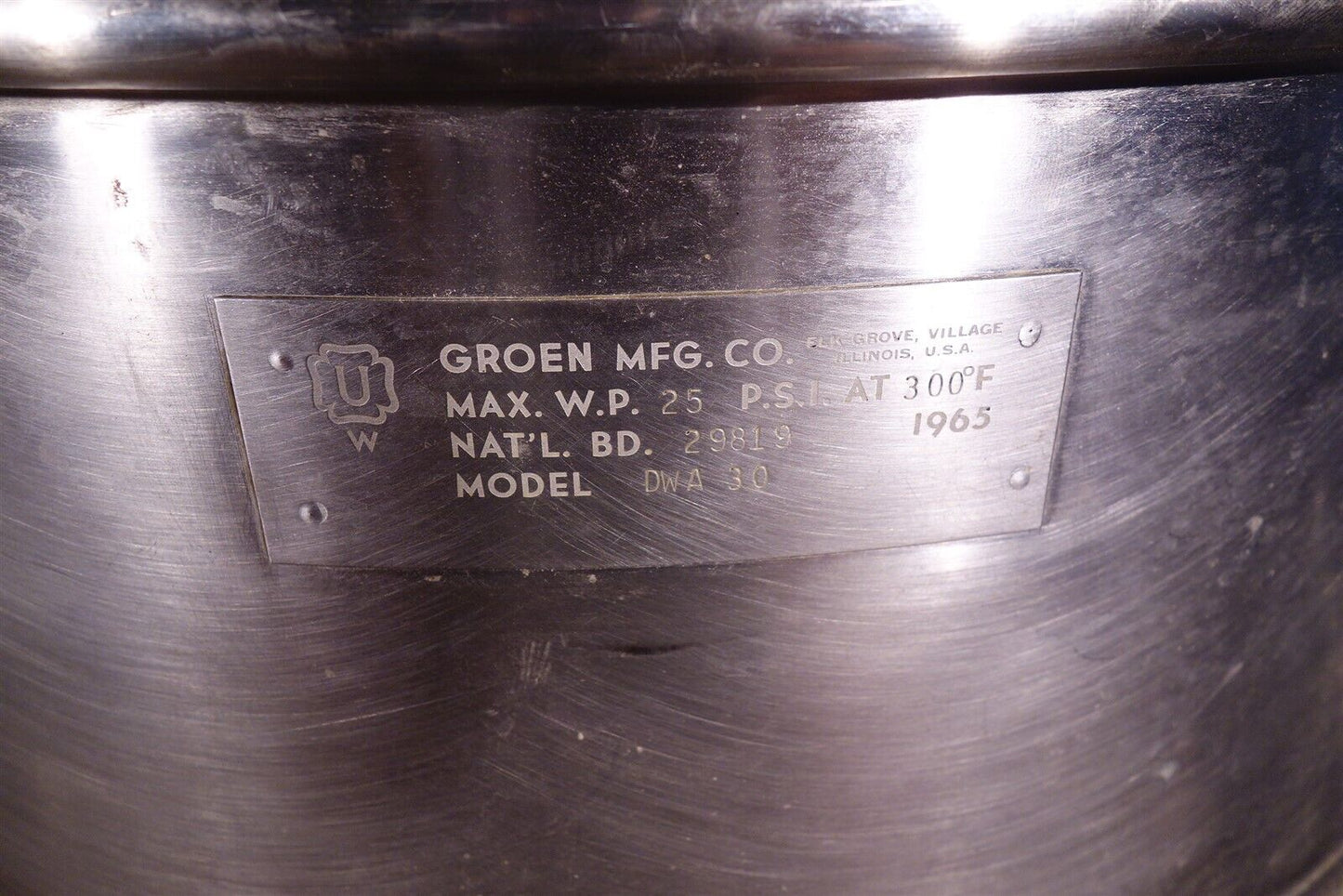 Groen 30 Gallon Steam Kettle 