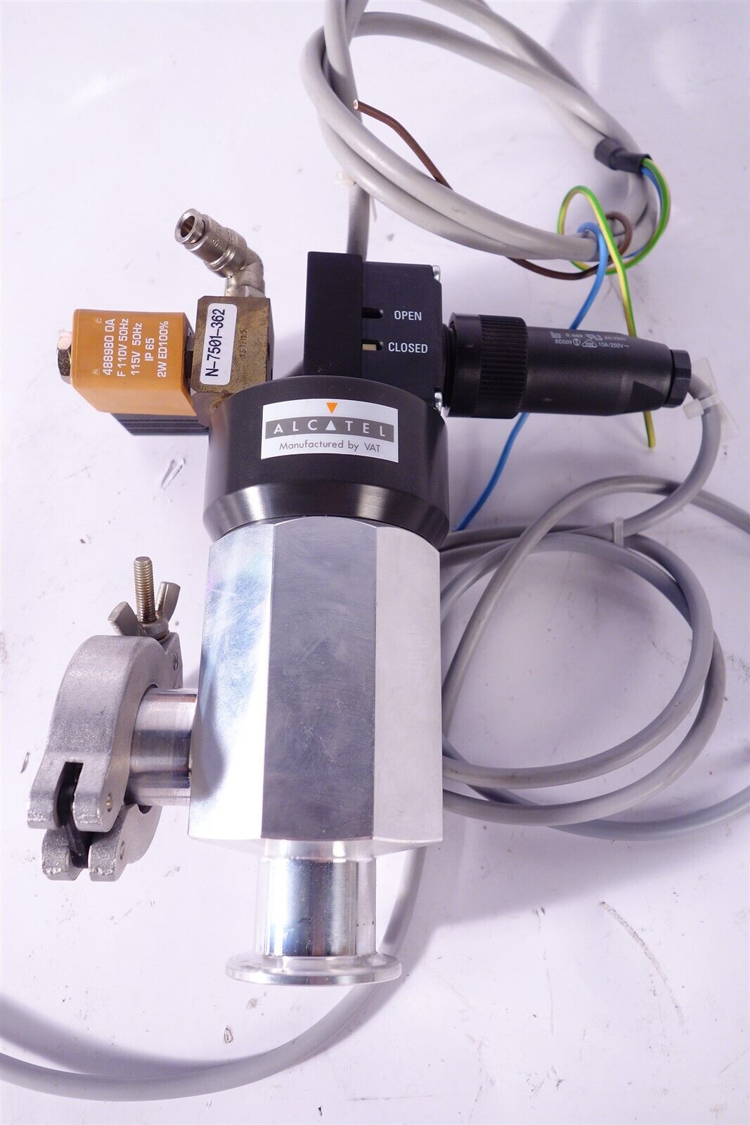 VAT / Alcatel 26328-KA41-0001/1979 High Vacuum Valve / Tested, Working 