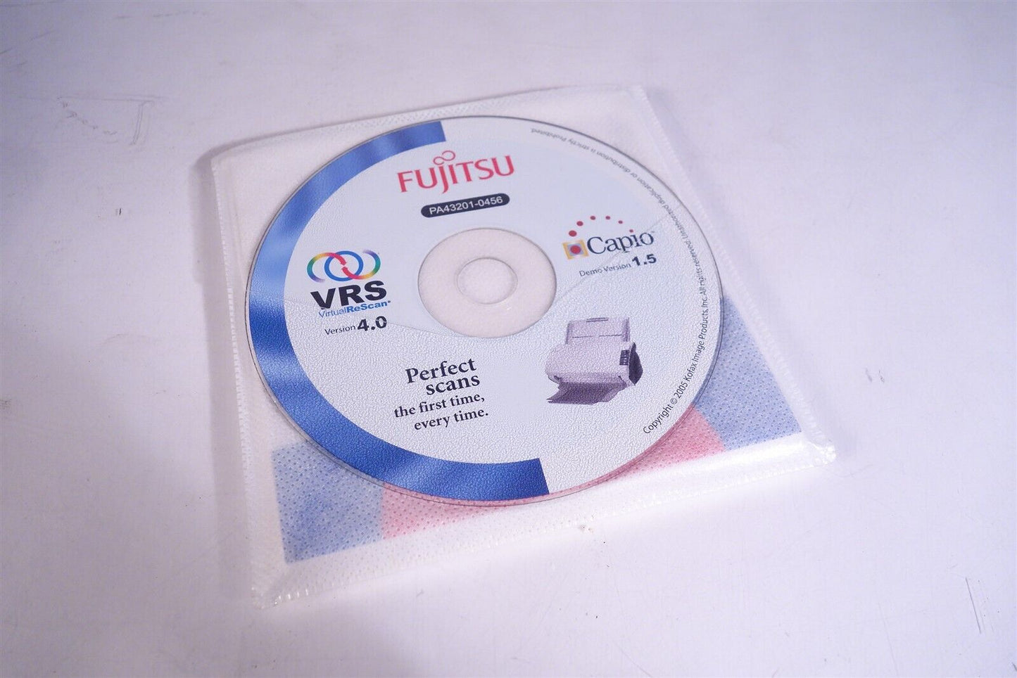 Kofax VRS Pro Virtual ReScan 4.1 CD Disc Software Guide