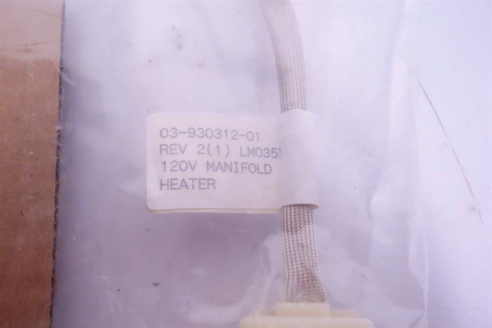 Varian CP-3800 Manifold Heater Assembly 120V 318953396 03-930312-01 NEW