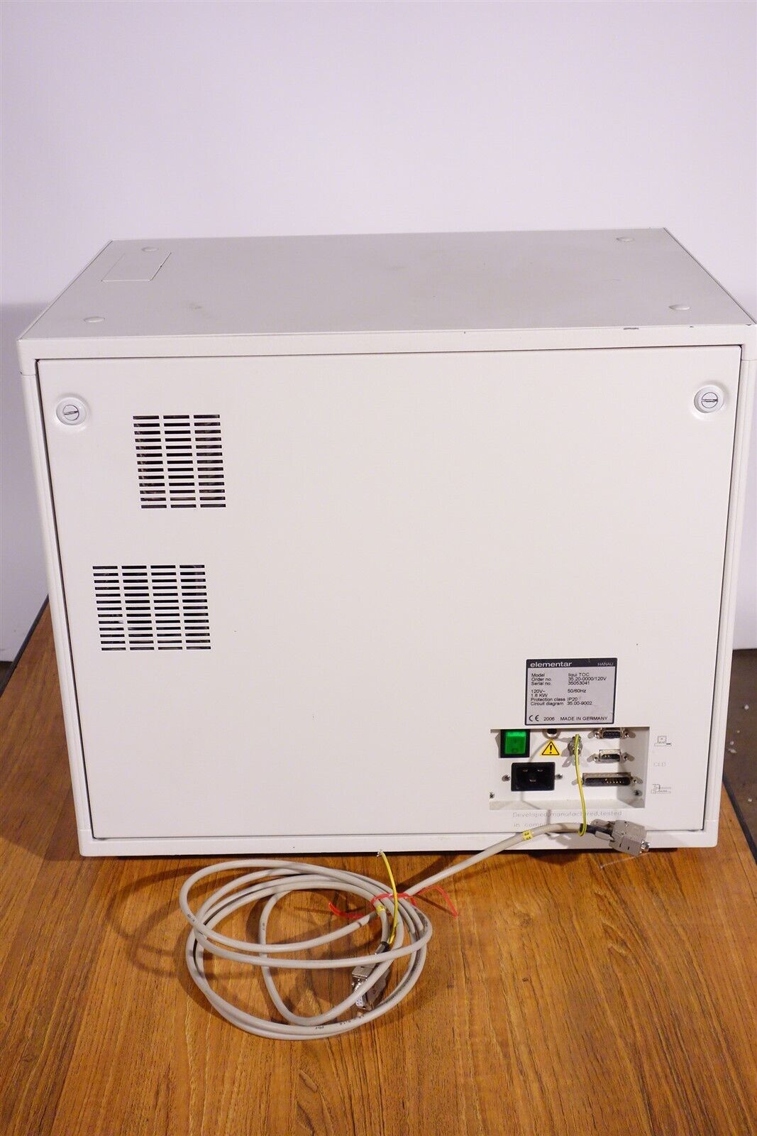 Elementar LiquiTOC Liqui TOC Total Organic Carbin Analyzr