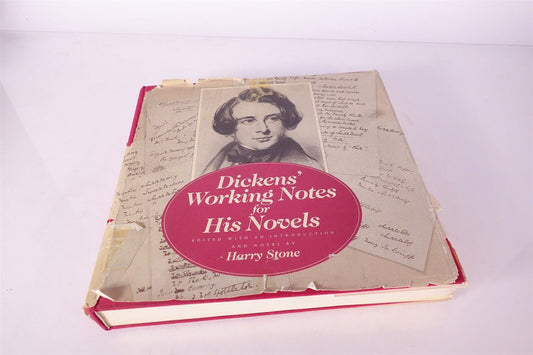 Charles Dickens' Working Notes for His Novels (1987 Hardcover) FACSIMILE edition