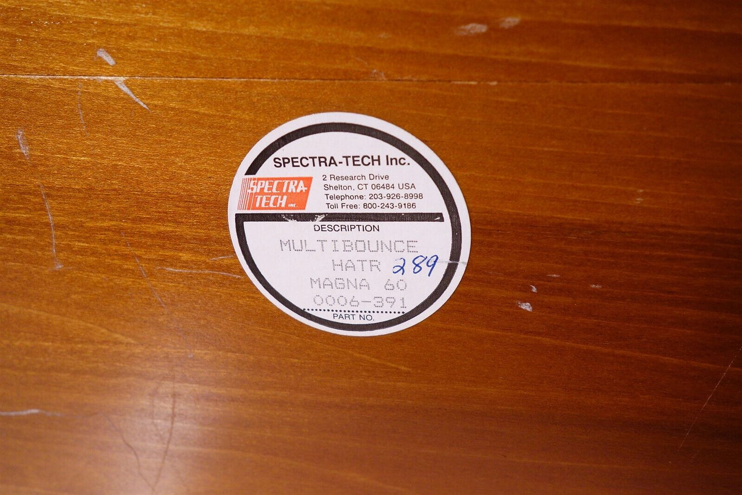 Spectra-Tech Multibounce Hatr Nicolet Magna 60 0006-391