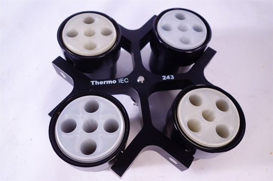 Thermo IEC 243 Centrifuge Centra CL3R Rotor + Inserts 