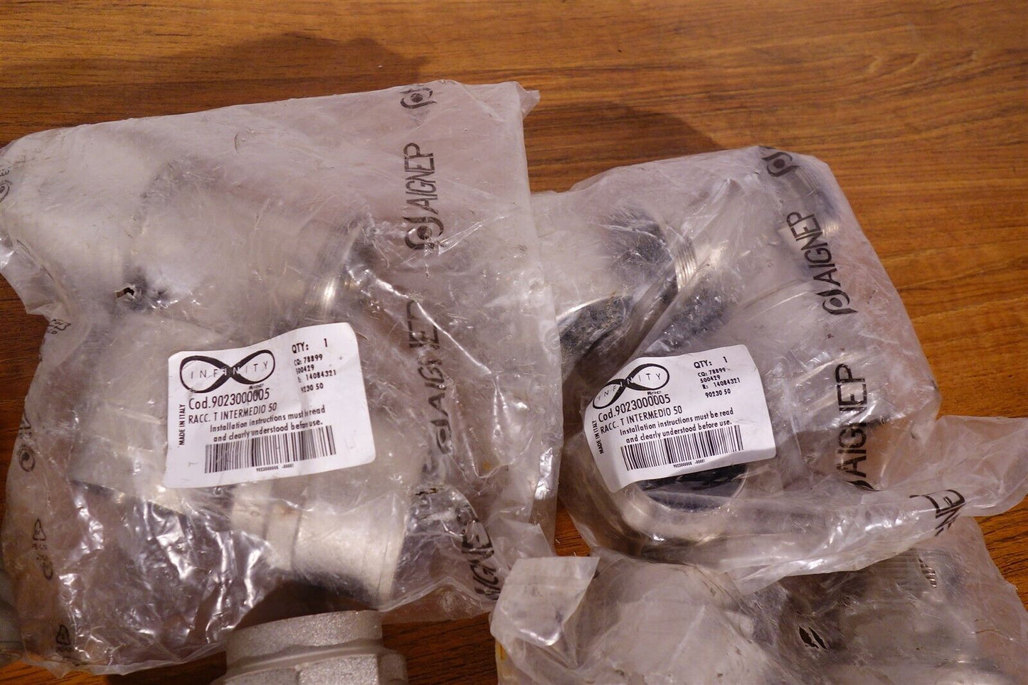 Large Lot of AIGNEP Infinity 50mm Fittings 