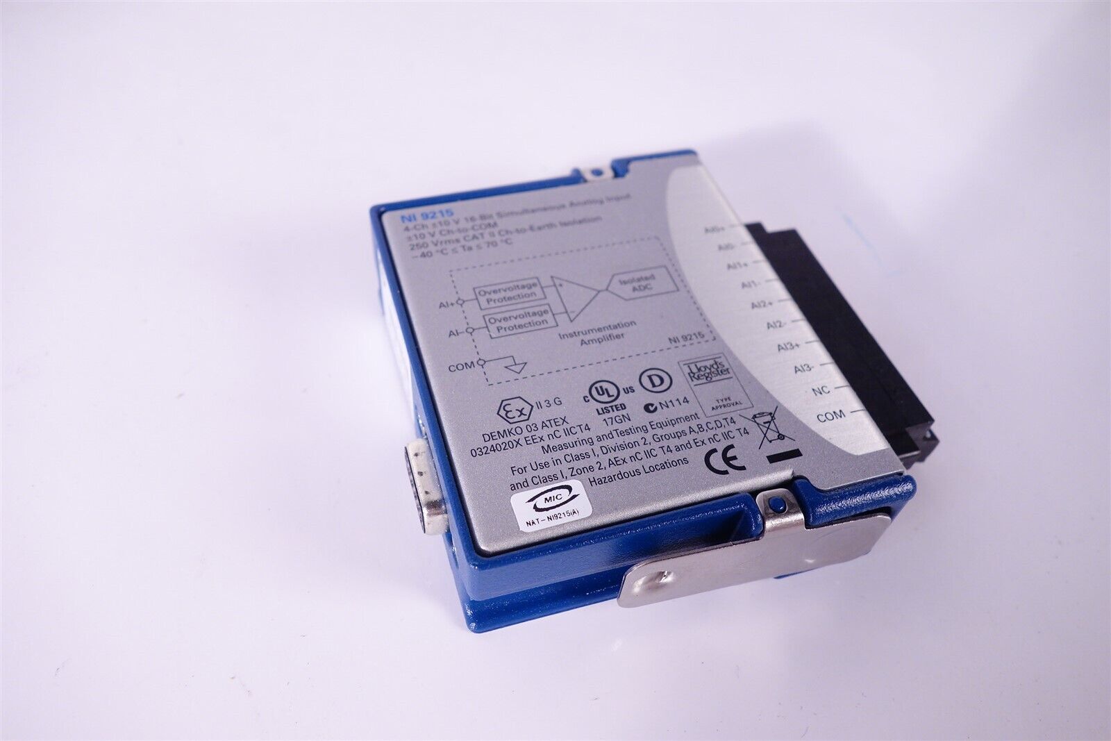 Eec Instrument National Instruments NI cRIO-9215 4-ch 16-bit Simultaneous Analog Inpu ...