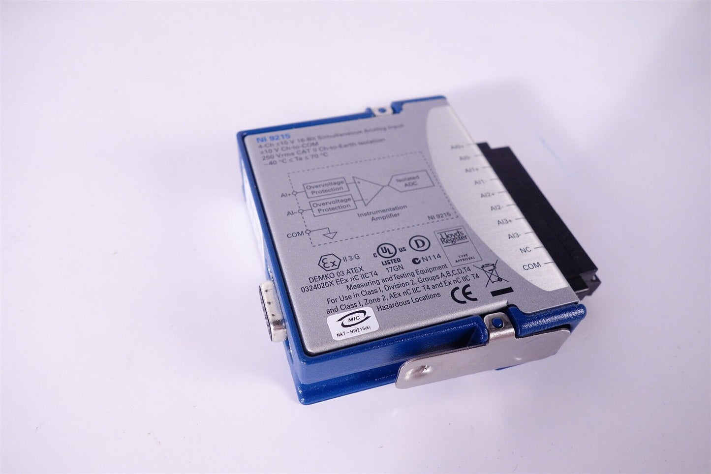 National Instruments NI cRIO-9215 4-ch 16-bit Simultaneous Analog Input