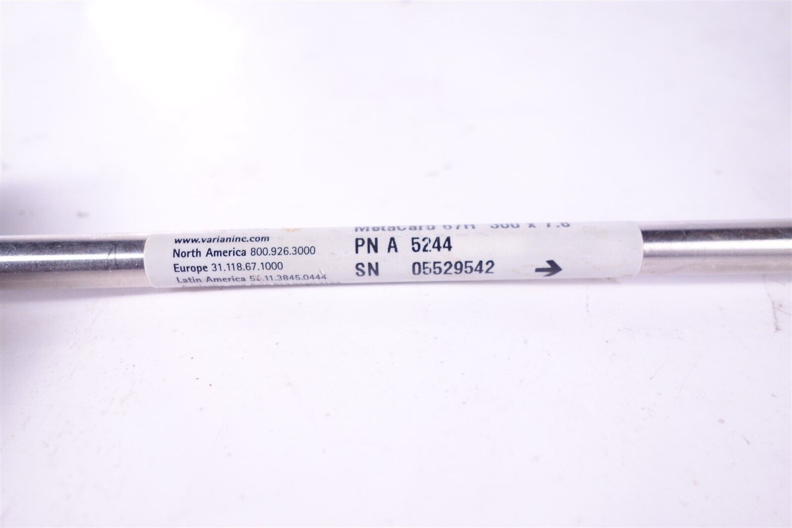 Varian MetaCarb 67H 300x7.8 5244 HPLC Column