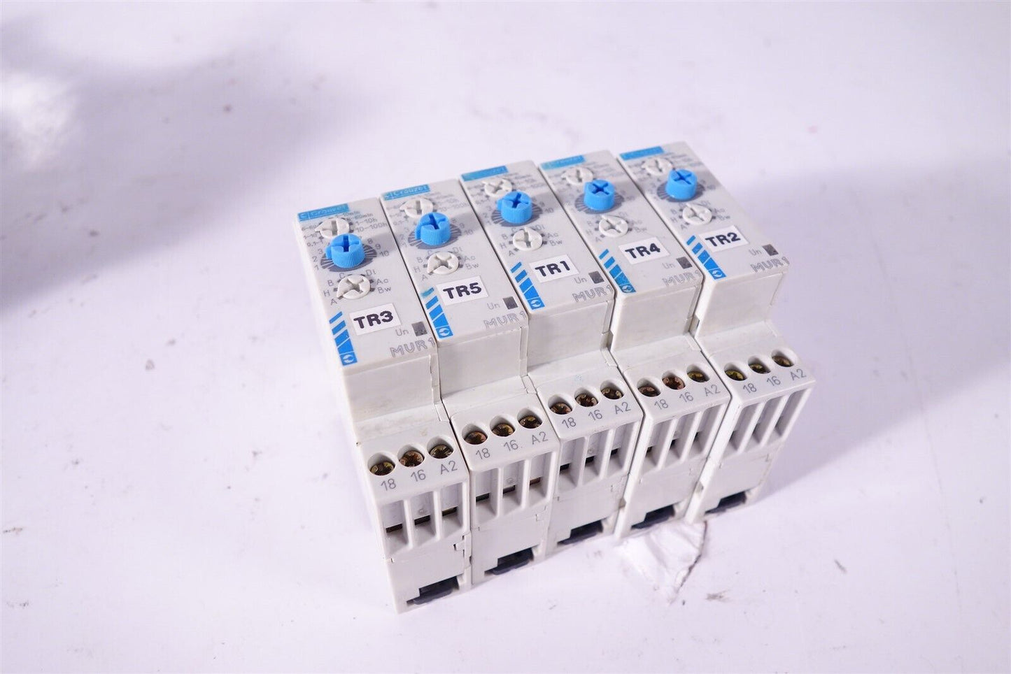 Lot of 5 Tested Crouzet MUR1 Time Relay 
