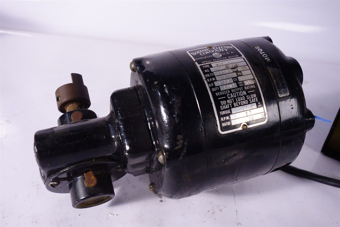 BODINE ELECTRIC NSH-33R 30:1 / NSH33R SERIES 400 Control Gear Motor + Controller