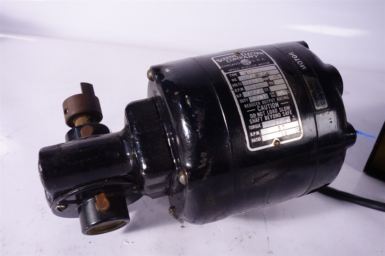 BODINE ELECTRIC NSH-33R 30:1 / NSH33R SERIES 400 Control Gear Motor + Controller