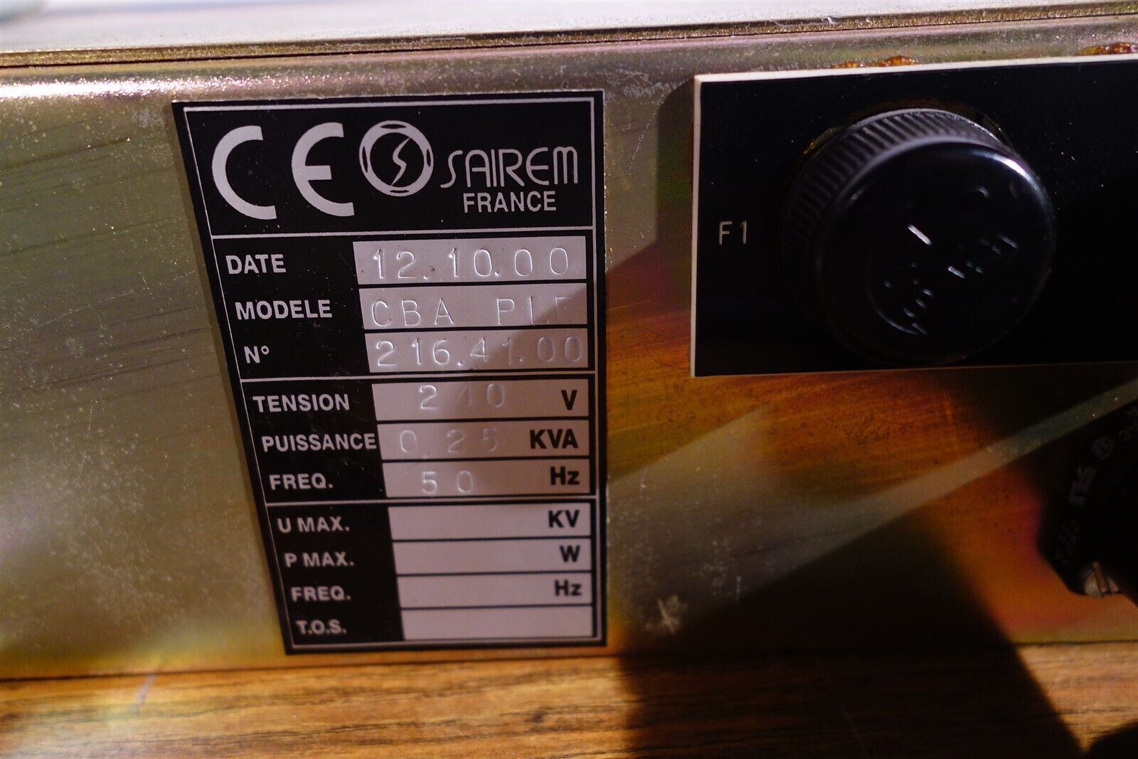 SAIREM RF Match SAIREM CBA/PLE MATCH BOX CONTROLLER W/ CABLE CBA PL M