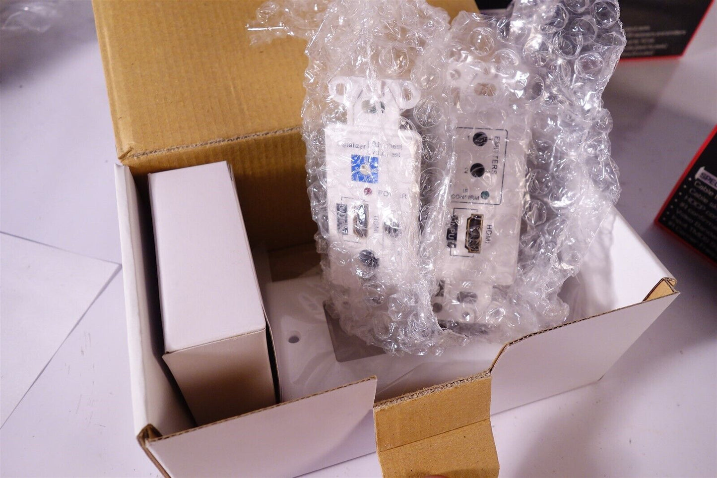 Lot of 3 Calrad 40-1076-KIT HDMI WALLPLATE BALUN 2 CAT5/E 