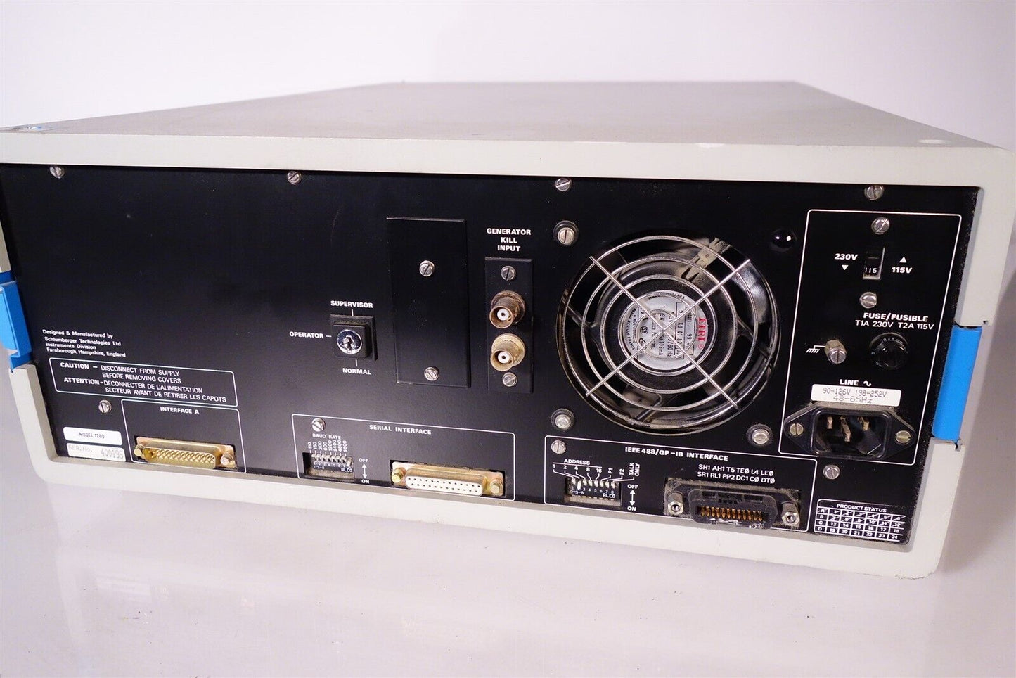 Solartron Schlumberger 1260 Impedance / Gain-Phase Analyzer +12601 Module