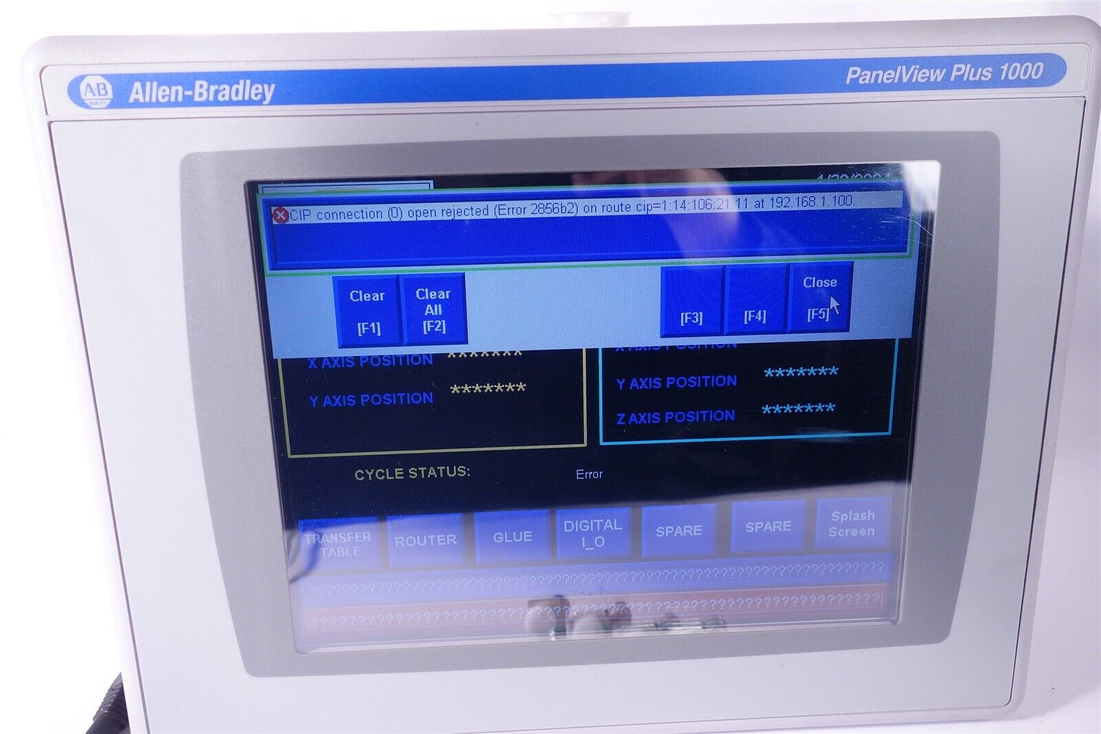 Excellent Allen Bradley 2711P-RDT10C Ser B - Tested - Same Day Shipping 