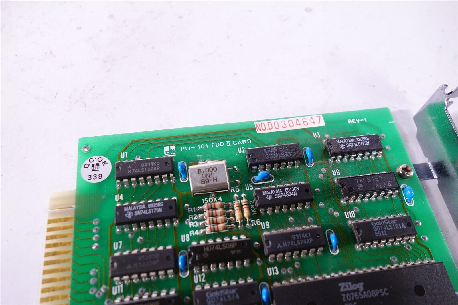 DTK PIM-TBIO-Z 10MHZ TURBO BOARD 048873 w/ P11-101 FDD II card