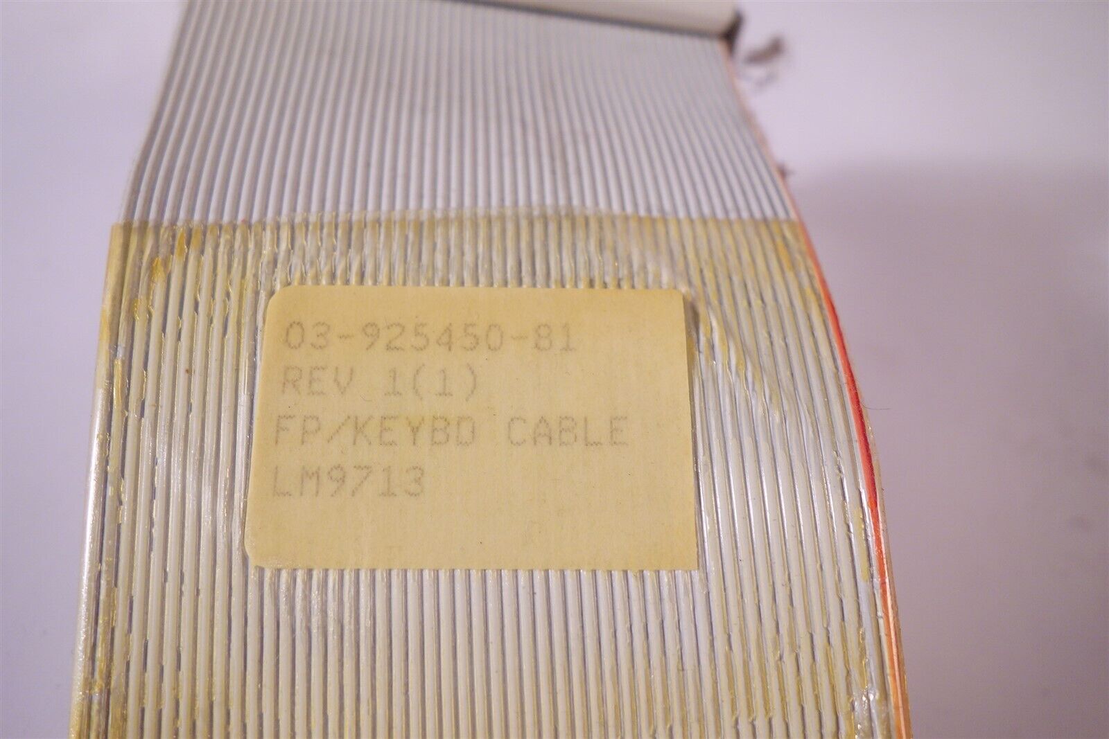 Varian CP-3800 Gas Chromatograph Display / Keyboard Cable 03-925450-81