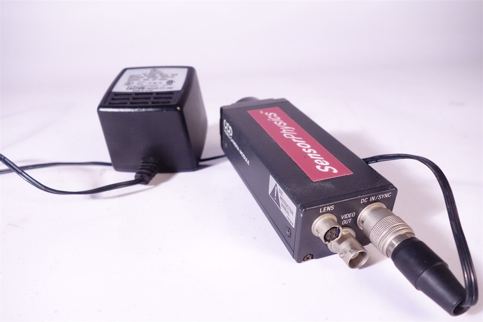  Sony / Sensor Physics XC-77 CCD Industrial Camera + Power Supply 