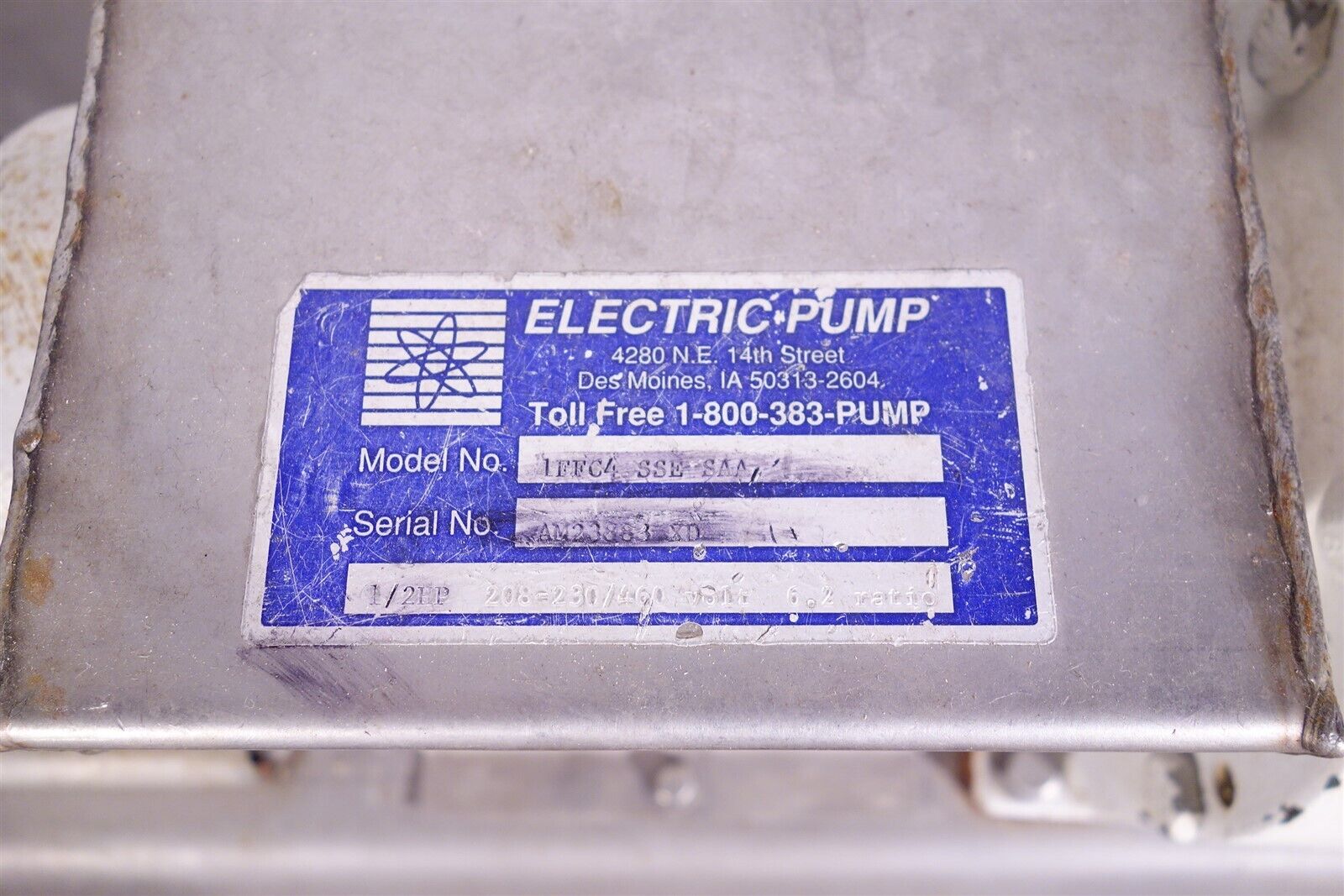 Robbins Myers Moyno Stainless / Sanitary Progressive Cavity Pump 