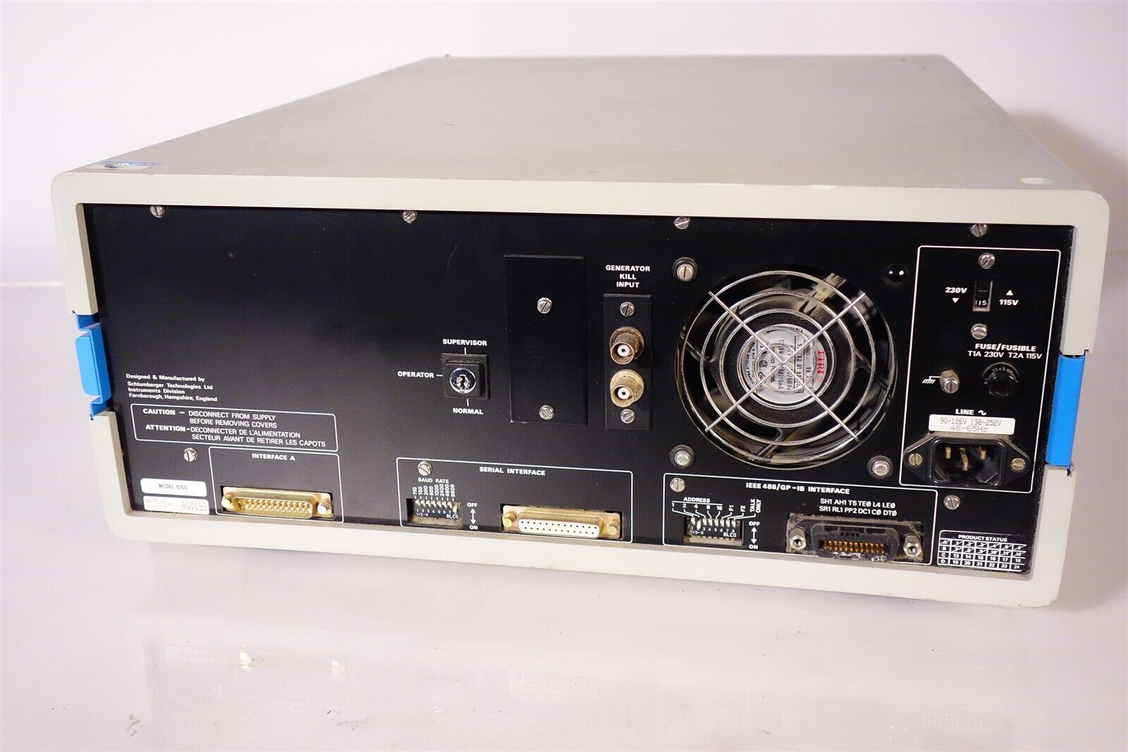 Solartron Schlumberger 1260 Impedance / Gain-Phase Analyzer +12601 Module