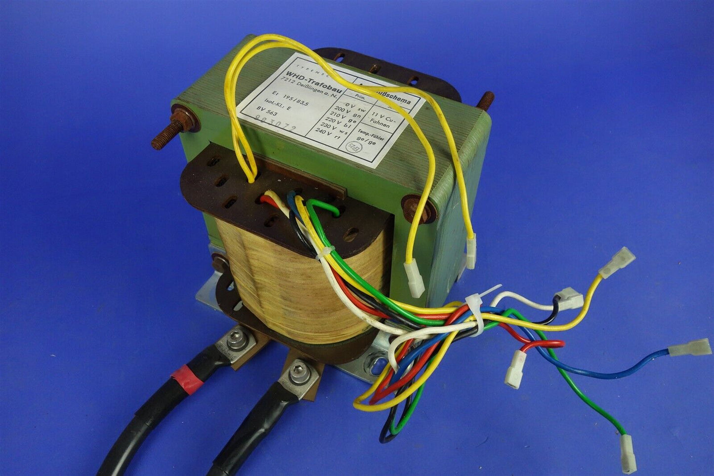 Large 11V 12V Transformer by WHD Trafobau 220V 240V In - 11V Out 