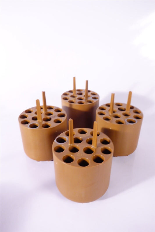 Lot of 4 Thermo Scientific 75003639 Centrifuge Rotor Bucket Adapters 14 x 15mL