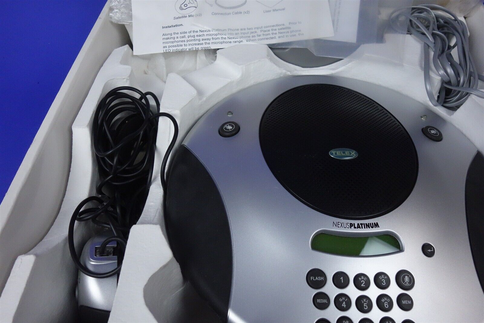 Lot of 2 Telex 301275-100 Nexus Platinum Conference Phone 2 Included. 