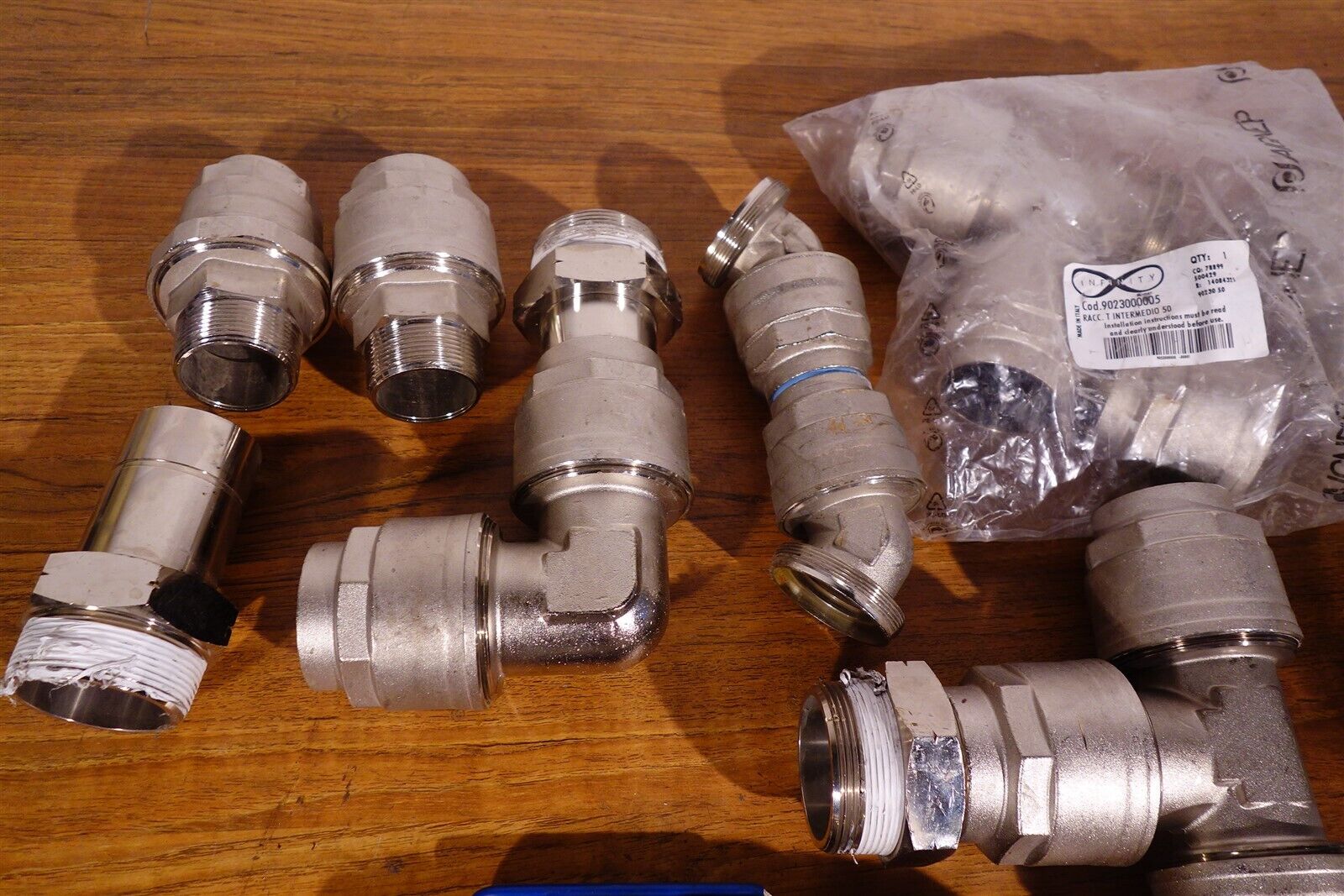 Large Lot of AIGNEP Infinity 50mm Fittings 