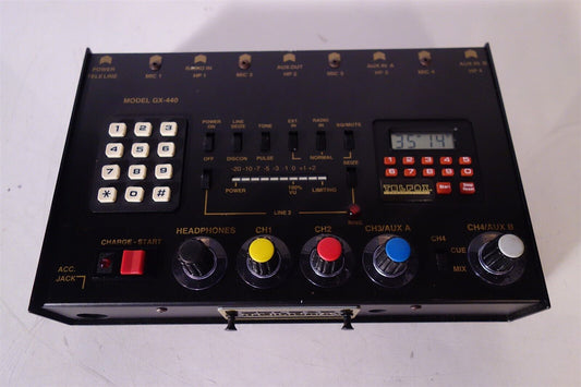 TELFAX GX-440 - RADIO BROADCAST REMOTE MIXER - Excellent 