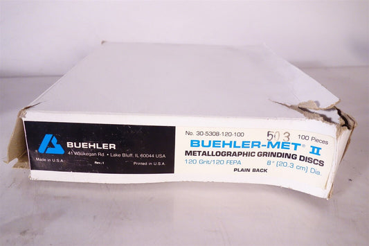 Buehler Met II Metallographic Grinding Discs 400Grit 8" Partial Box 