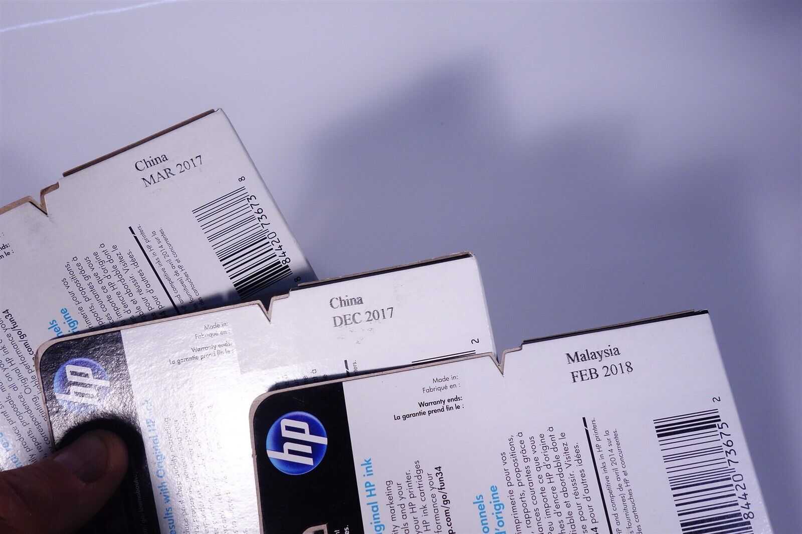 Lot of 3 HP 920 Ink Catridges 