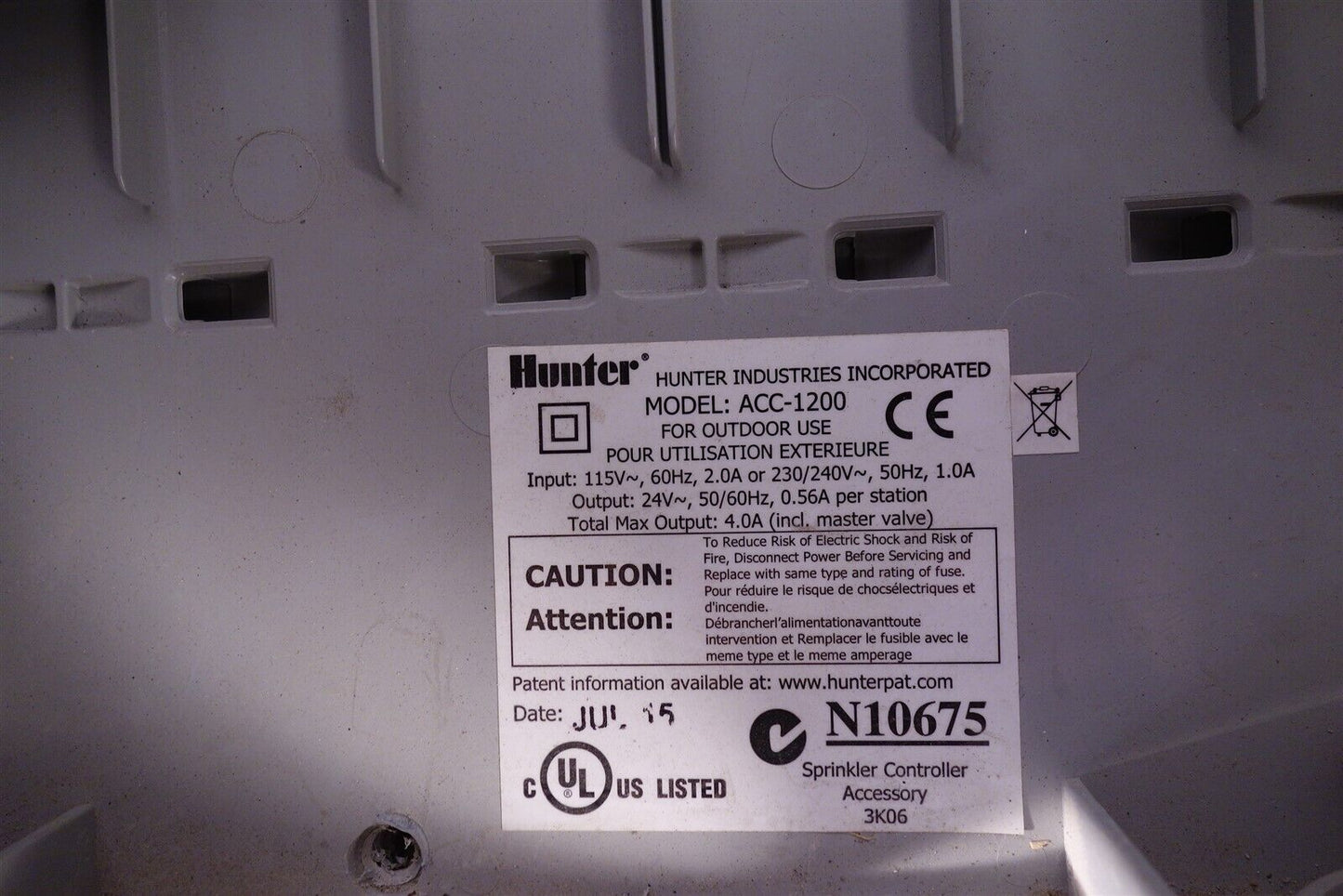 Hunter ACC-1200 Commercial Sprinkler Irrigation Controller unused 