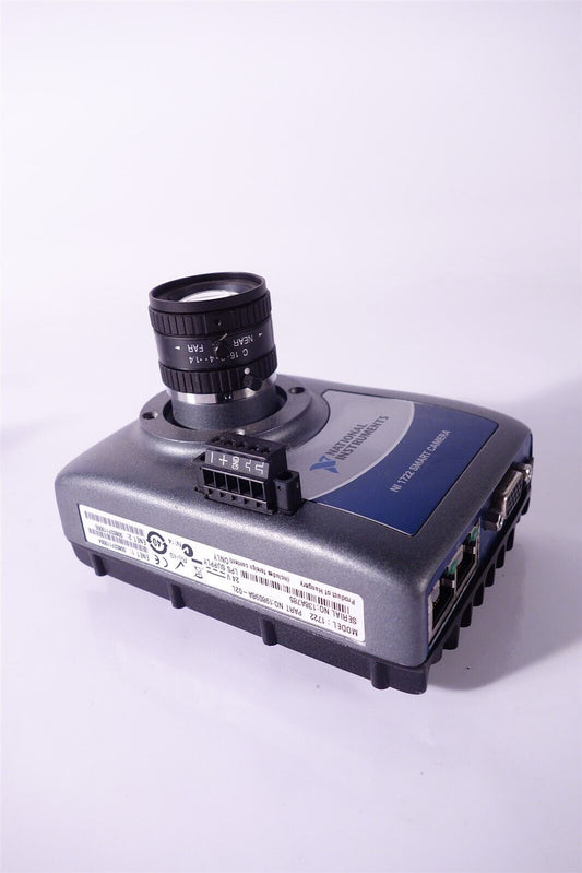 National Instruments NI1722 Smart Camera with Computar 8mm 1.4 Lens 198098A-02L 