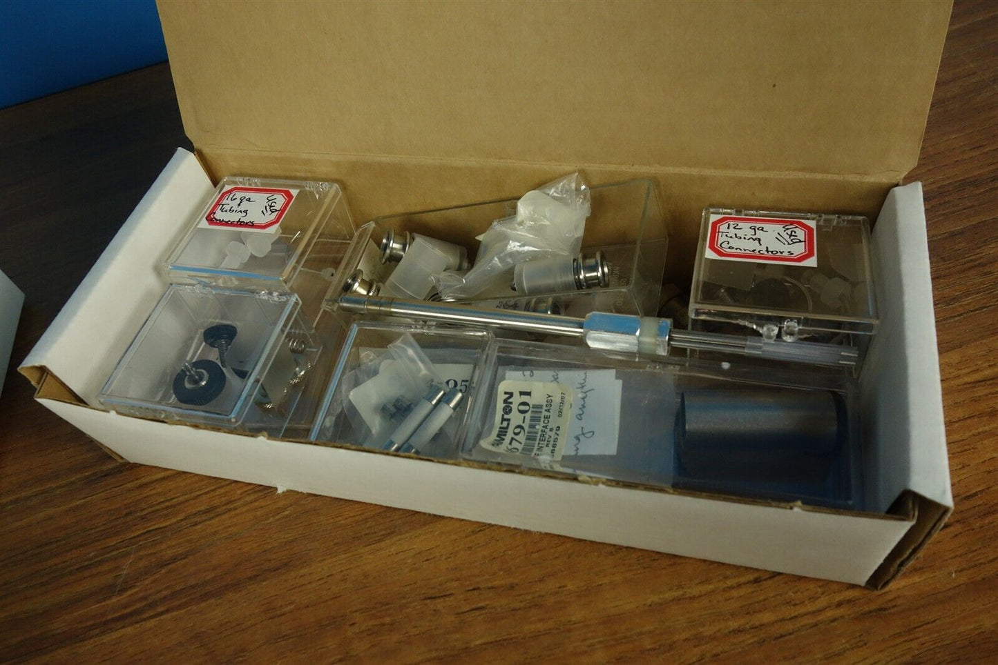 Lot of Hamilton 40526 ML4000 SPE Probe Syringe Pump Diluter Parts 