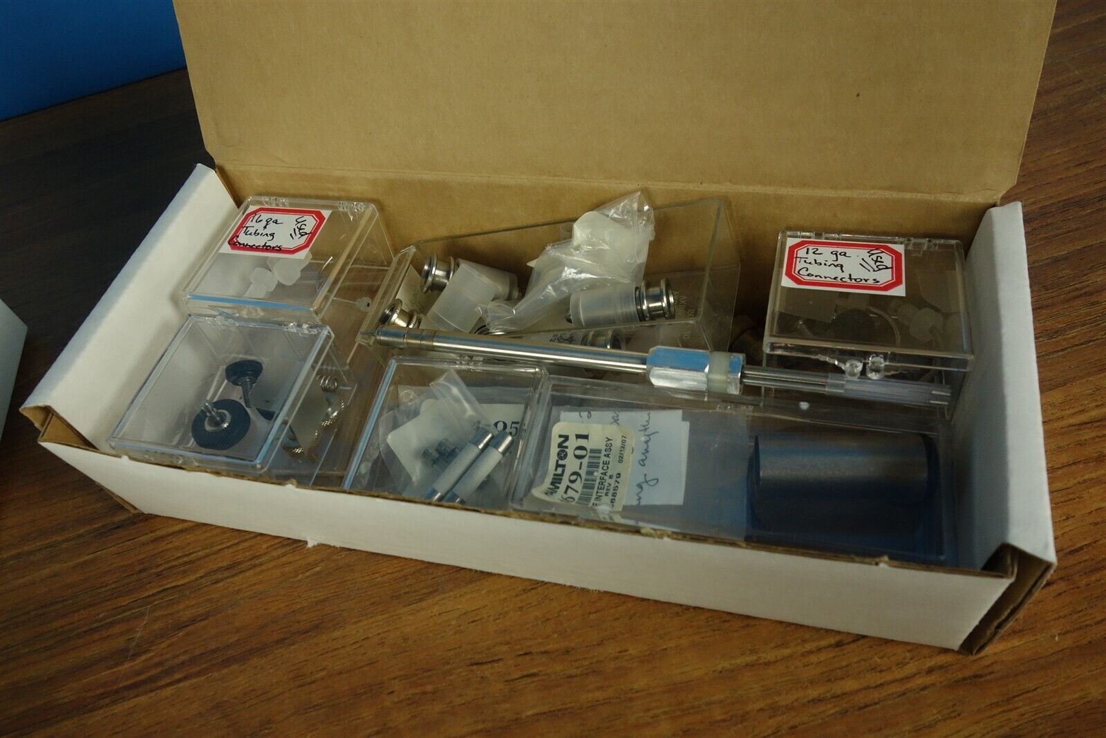 Lot of Hamilton 40526 ML4000 SPE Probe Syringe Pump Diluter Parts 