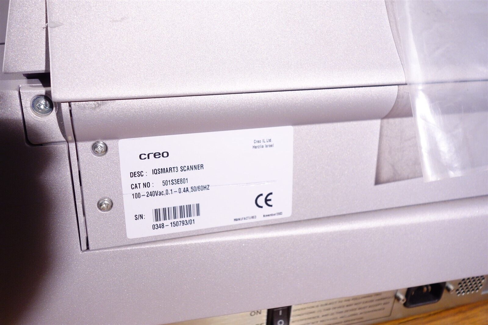 CREO iqSmart 3 High End Film Scanner 