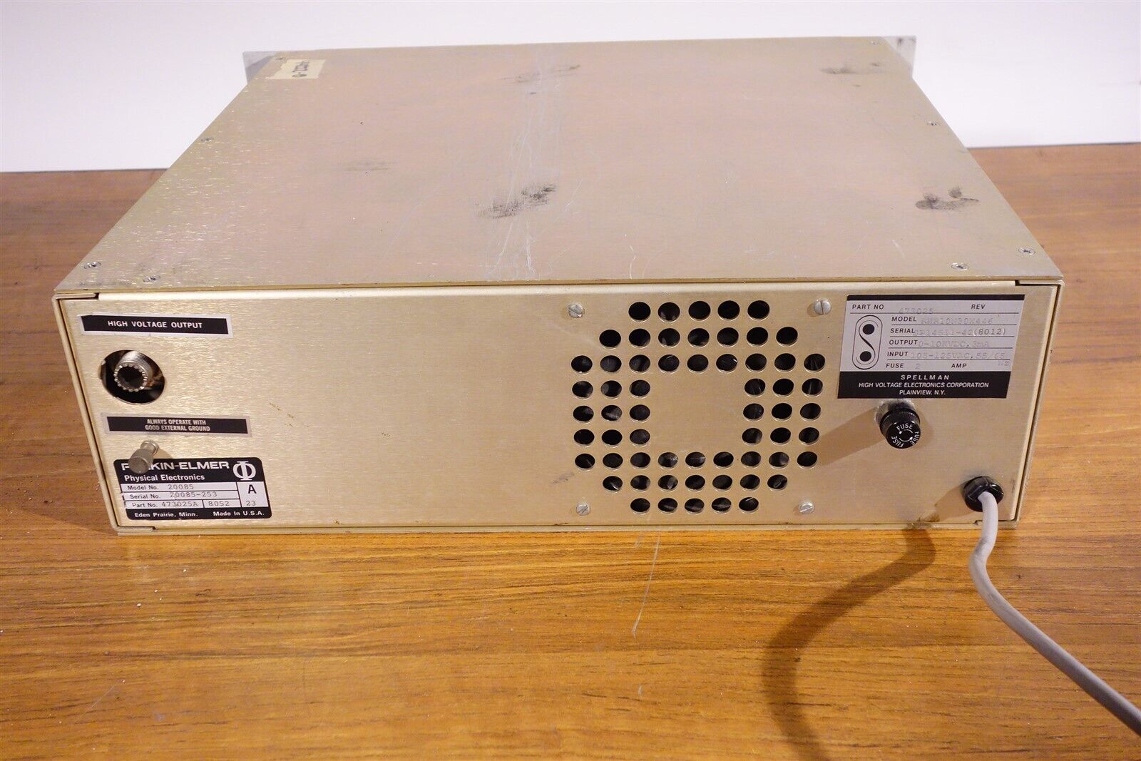 PHI Physical Electronics 20-085 Power Supply 