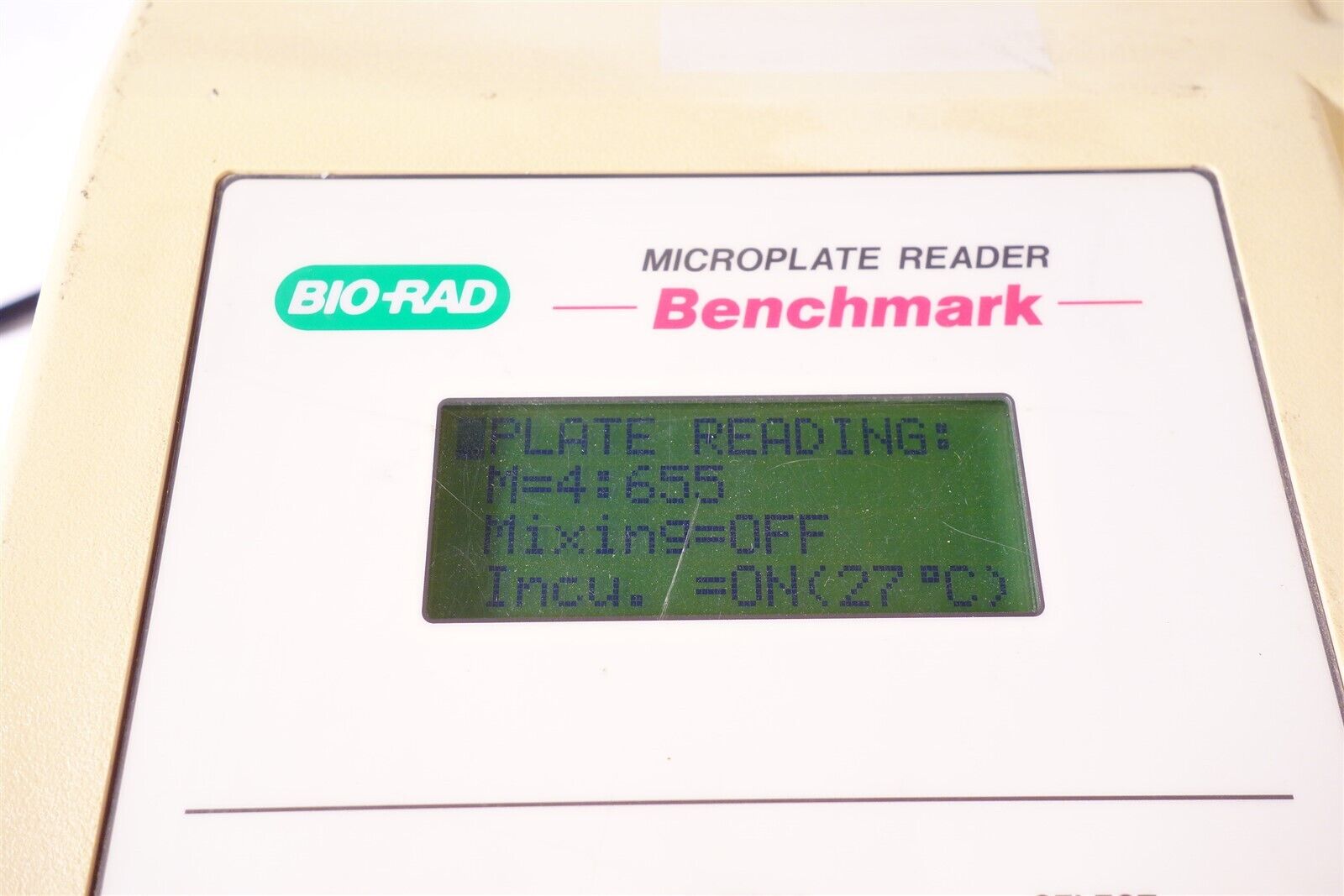 BioRad Benchmark Microplate Reader Working but Read