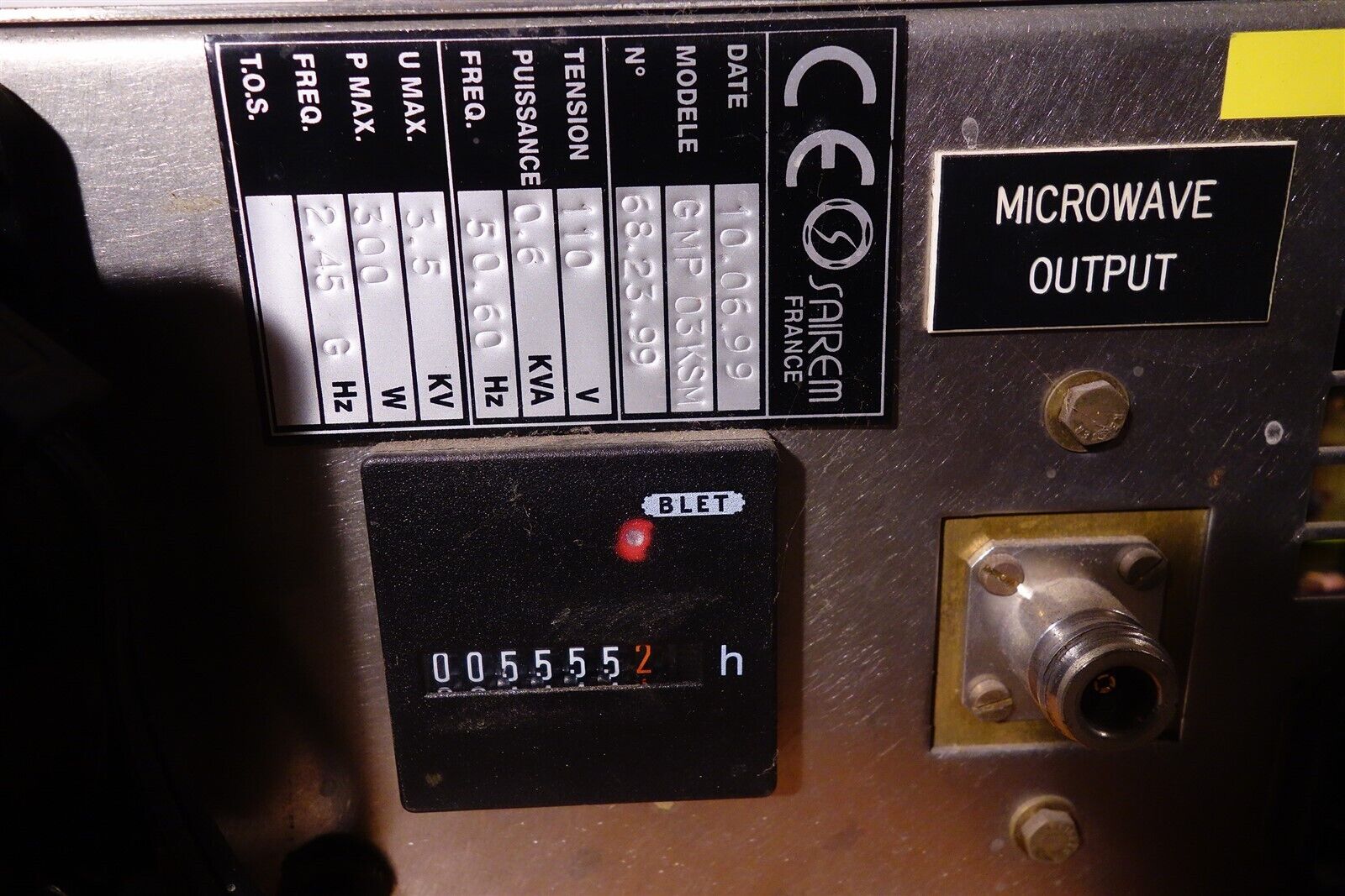 Sairem Microwave Power Supply 2450Mhz 300W 
