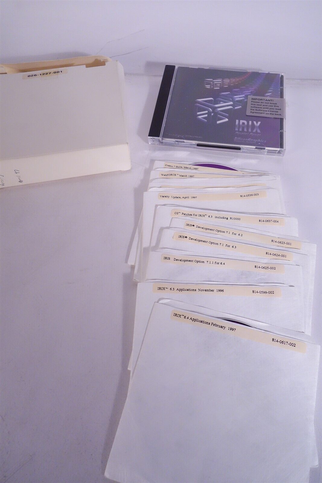 SGI Silicon Graphics IRIX 6.2 + Software Collection 